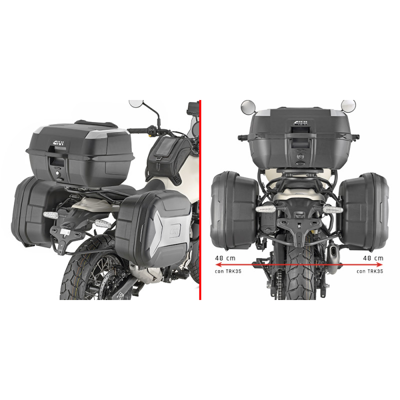 GIVI STELAŻ KUFRÓW BOCZNYCH MONOKEY - ROYAL ENFIELD himalayan 450 (24)