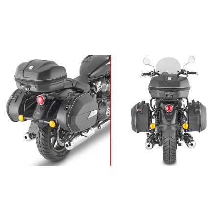 GIVI STELAŻ KUFRÓW BOCZNYCH MONOKEY - ROYAL ENFIELD SUPER METEOR 650 (23)