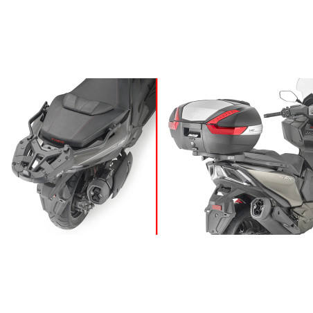 GIVI STELAŻ KUFRA CENTRALNEGO (BEZ PŁYTY) - KYMCO AK 550 PREMIUM (23   24)