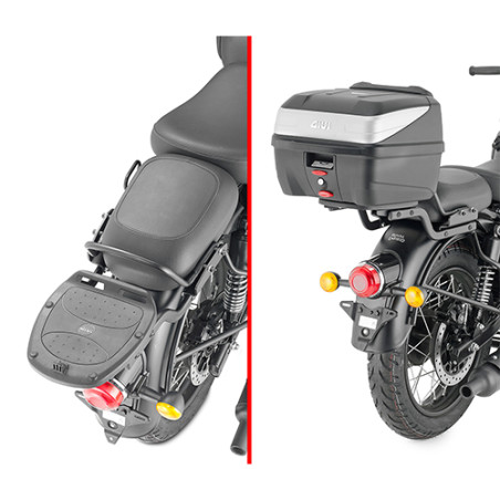 GIVI STELAŻ KUFRA CENTRALNEGO MONOLOCK (BEZ PŁYTY) - ROYAL ENFIELD CLASSIC 350 (22   23)