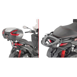 GIVI STELAŻ KUFRA CENTRALNEGO Z PŁYTĄ MONOKEY - PIAGGIO MP3 YOURBAN 125-300 (11   15)