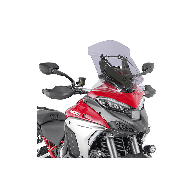 GIVI SZYBA PRZEZROCZYSTA 45,5 x 38 cm (H x W) - DUCATI MULTISTRADA V4 (21  24)