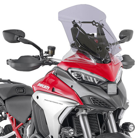 GIVI SZYBA PRZEZROCZYSTA 45,5 x 38 cm (H x W) - DUCATI MULTISTRADA V4 (21  24)