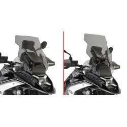 GIVI SZYBA DYMIONA 43 x 38,5 cm (H x W) - BMW R1300GS (2024) (WERSJA Z RADAREM)