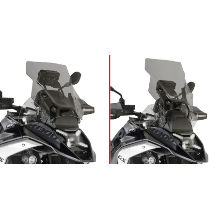 GIVI SZYBA DYMIONA 43 x 38,5 cm (H x W) - BMW R1300GS (2024) (WERSJA Z RADAREM)