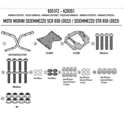 GIVI STELAŻ KUFRA CENTRALNEGO (BEZ PŁYTY) - MOTO MORINI Seiemmezzo SCR 650 (22)