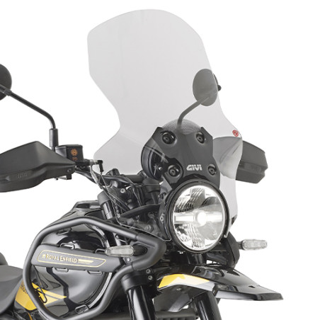 GIVI SZYBA PRZEŻROCZYSTA 48 X 44 cm (H x W) - ROYAL ENFIELD Himalayan 450 (24   25)