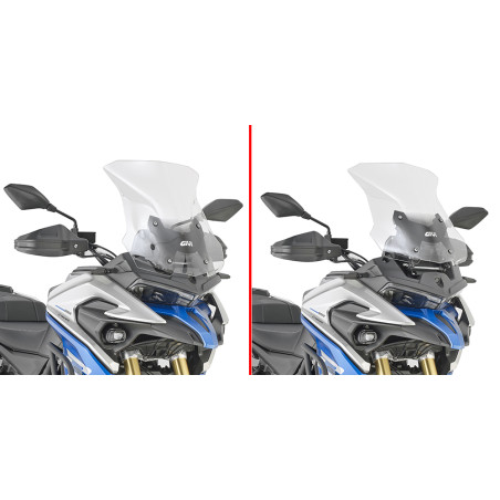 GIVI 2024 SZYBA PRZEZROCZYSTA 47 x 44 cm (H x W) - KYMCO Valico 525 DSX (23)
