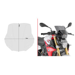 GIVI SZYBA DYMIONA 29 x 31 cm (H x W) / POTRZEBNY KIT A5139A - BMW   F 900 R (20)