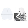 GIVI SZYBA PRZEŹROCZYSTA 51 x 49 cm (H x W) - HONDA SH 125i-150i (17) NIU