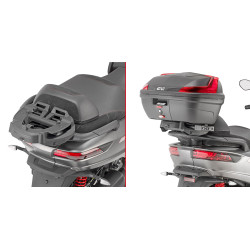 GIVI STELAŻ KUFRA CENTRALNEGO (BEZ PŁYTY) - PIAGGIO MP3 350–500 Sport / Business (18 - 19)