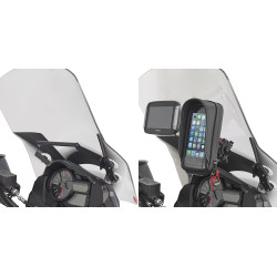 GIVI POPRZECZKA DO MONTAŻU GPS / SMARTPHONE - SUZUKI DL 1000 V-STROM (14-18)