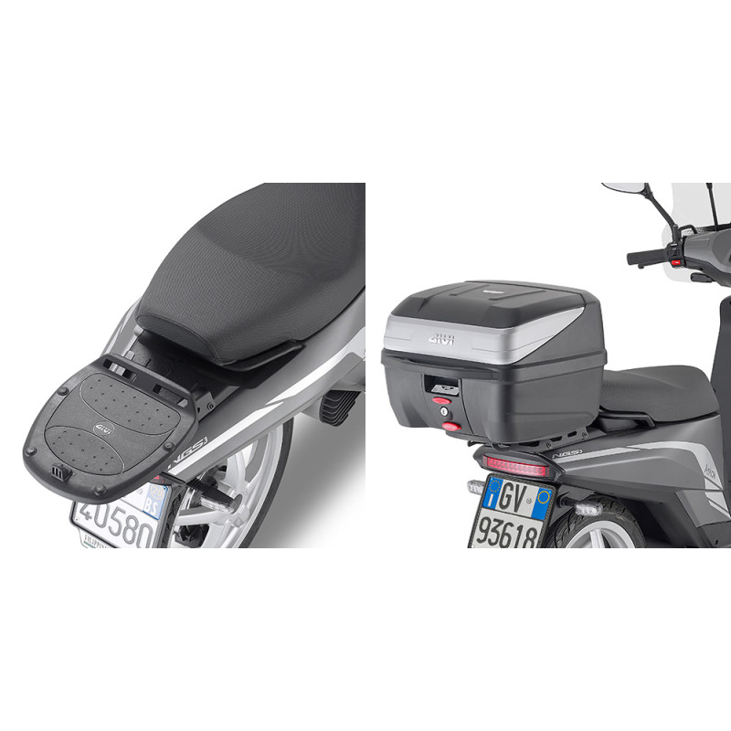 GIVI STELAŻ KUFRA CENTRALNEGO MONOLOCK (BEZ PŁYTY) - ASKOLL NGS1-NGS2–NGS3