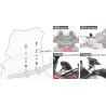 GIVI ZESTAW MONTAŻOWY DO MOCOWANIA SMART BAR APRILIA / BMW / KTM / TRIUMPH