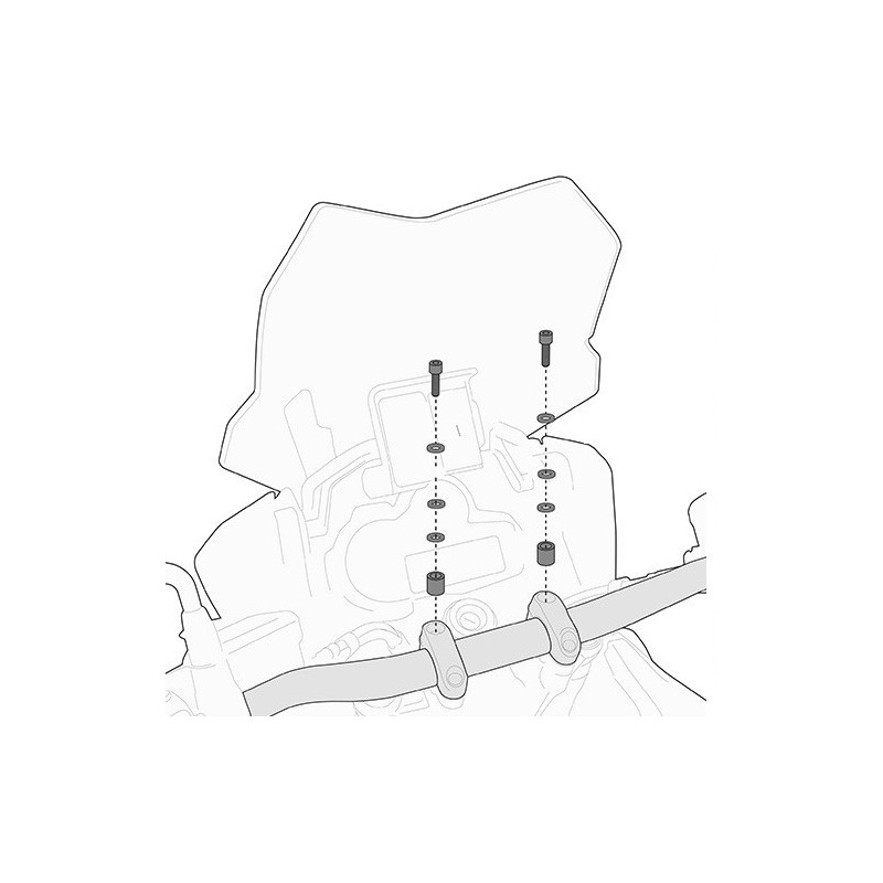 Mocowanie Givi 01SKIT do belki nawigacyjnej S900A Smart Bar