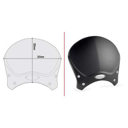 Givi 100ALB UNIWERSALNA OWIEWKA ALUMINIUM Czarna