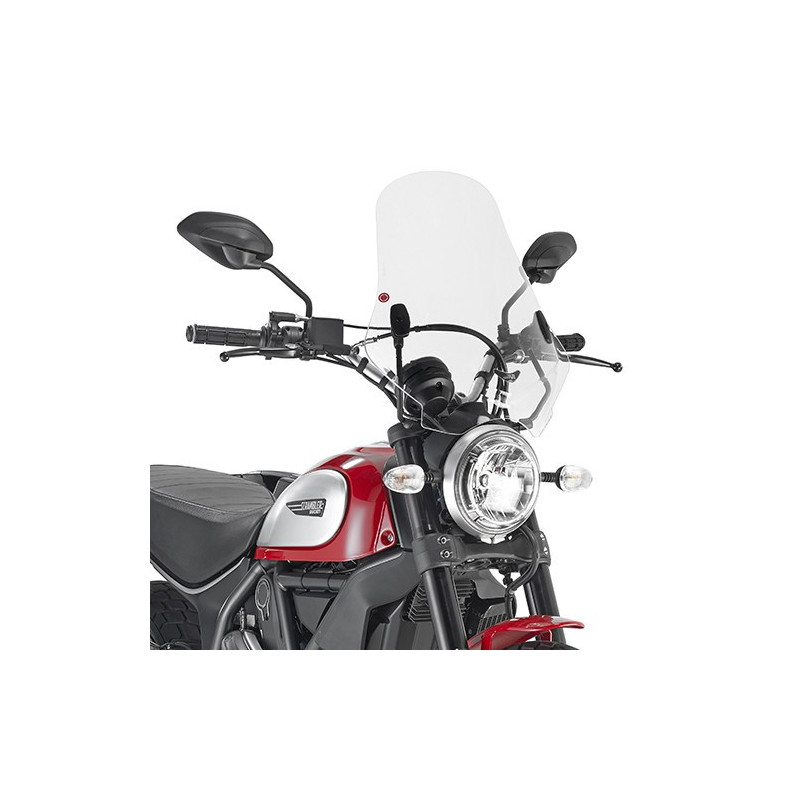 Szyba turystyczna Givi 7407A do Ducati Scrambler 400 / 800 [15-] - wymaga A7407A