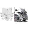 Szyba turystyczna Givi D2136S do Yamaha X-MAX 300 [17-], X-MAX 400 [18-]
