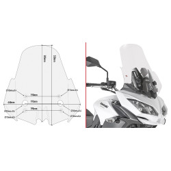 Szyba turystyczna Givi D4122ST do Kawasaki Versys 650 [17-]