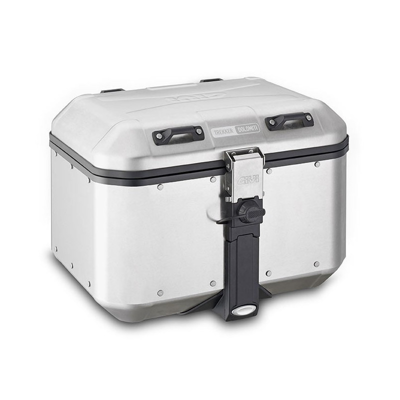 Kufer GIVI DLM46 TREKKER DOLOMITI (aluminiowy-srebrny, 46 litrów)