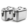 Kufry Givi DLMK36A TREKKER DOLOMITI Black Line (aluminiowe-Srebrne, 2x 36 litrów)
