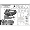 Płyta pod kufer centralny do Yamaha FJR 1300 [06-15] - Givi E228M (zgodna z Kappa K228M)